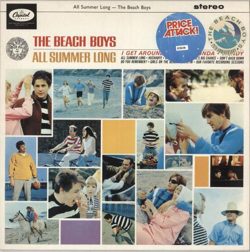 The Beach Boys All Summer Long UK vinyl LP album (LP record